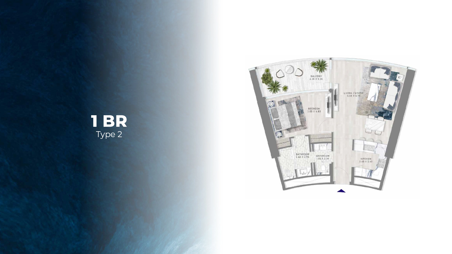 1 BR - Type A